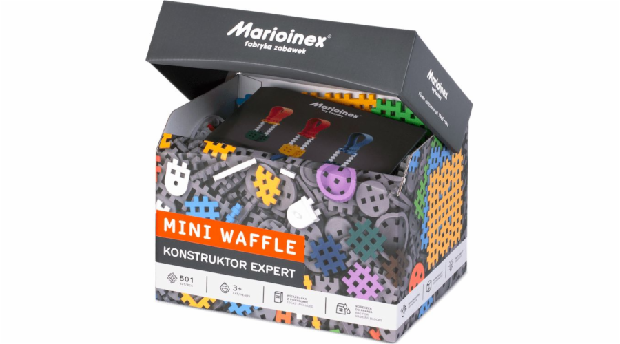 Marioinex Klocki Mini Waffle Constructor Expert 501 el.