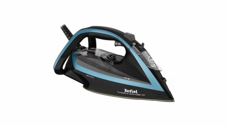 Tefal TurboPro FV5695E1 iron Dry & Steam iron Durilium AirGlide Autoclean soleplate 3000 W Black Blue