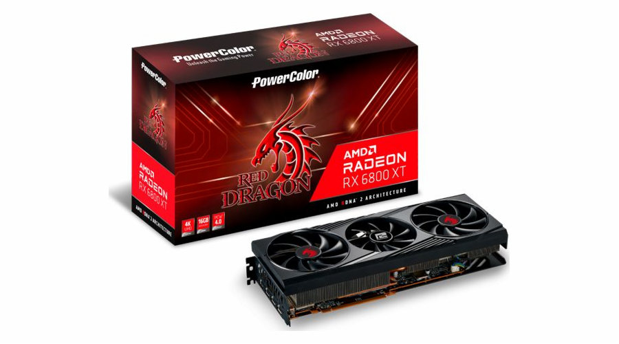 PowerColor Red Dragon AXRX 6800XT 16GBD6-3DHR/OC graphics card AMD Radeon RX 6800 XT 16 GB GDDR6