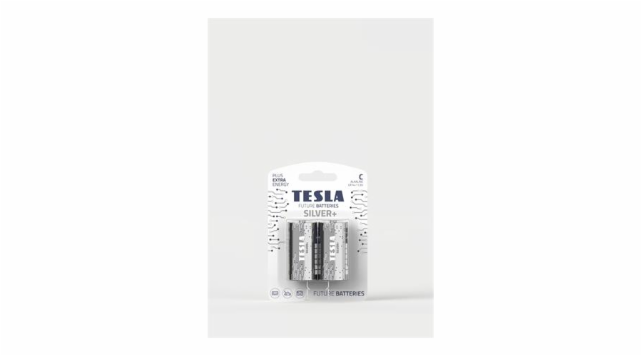 Tesla SILVER+ C 2ks 13140221 TESLA - baterie C SILVER+, 2ks, LR14