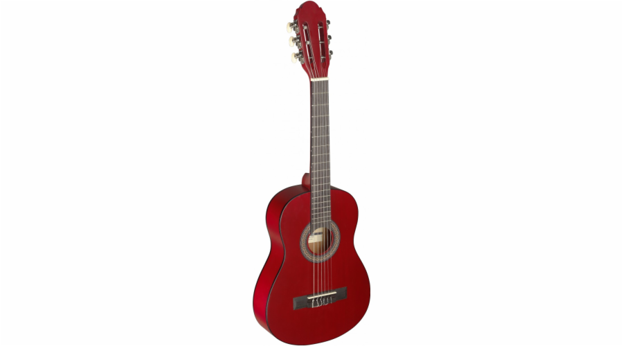 Stagg C405 M RED, klasická kytara 1/4, červená