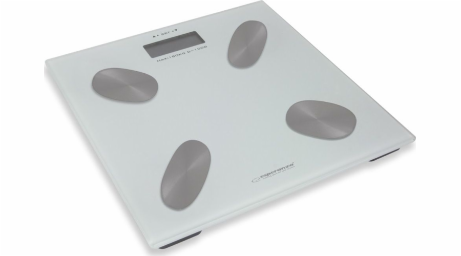Digitální koupelnová váha s měřením tělesného tuku