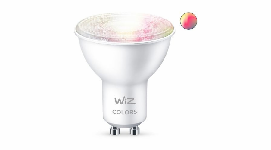 PHILIPS WiZ Wi-Fi BLE 50W GU10 - stmívatelná, nastavitelná teplota barev, barevná