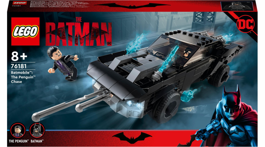LEGO 76181 DC Super Heroes Batman Batmobile: Verfolgung des Pinguins, Konstruktionsspielzeug
