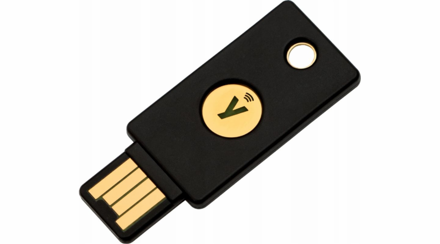 YubiKey 5 NFC - USB-A, klíč/token s vícefaktorovou autentizaci (NFC), podpora OpenPGP a Smart Card (2FA)