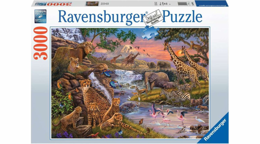 Puzzle 3000 dílků Království zvířat