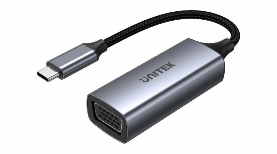 UNITEK ADAPTER USB-C - VGA 1080P@60Hz ALU 15CM V1413A