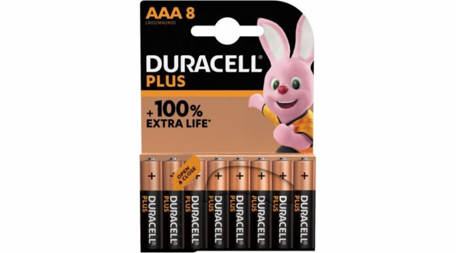 Duracell Plus AAA, 8 Stück