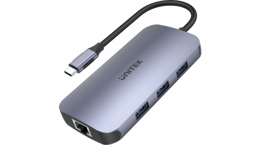 UNITEK D1071A interface hub USB 3.0 SuperSpeed 5 Gb/s Silver