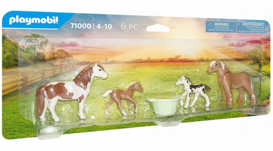 Playmobil 71000 Dva islandští koně s hříbětem