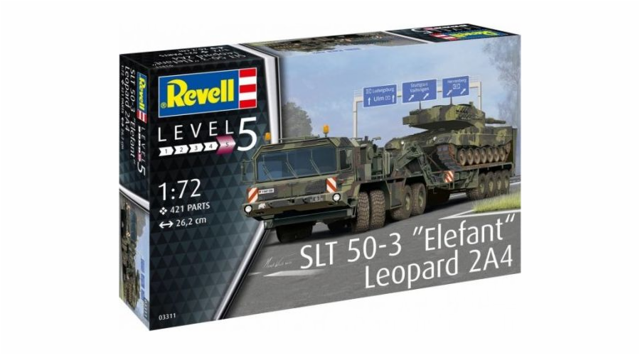 Revell Plastikový model SLT 50-3 Elefant + Leopard 2A4
