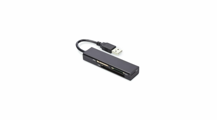 EDNET 4-port USB 2.0 High Speed (CF, SD, Micro SD / SDHC, Memory Stick) čtečka paměťové karty