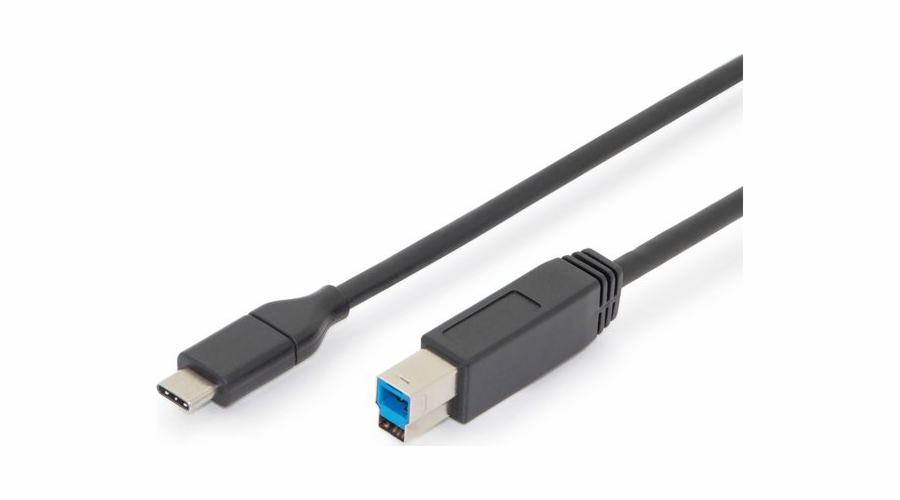 DIGITUS USB Type-C kabel Gen2 Type-C to B AK-300149-010-S