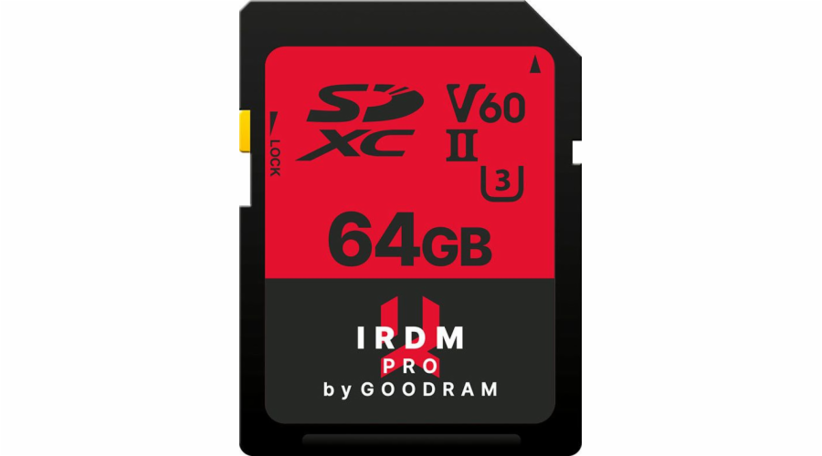 GOODRAM MICRO SD 128GB V60 (UHS-II U3) IRDM PR (IRP-S6B0-1280R12)