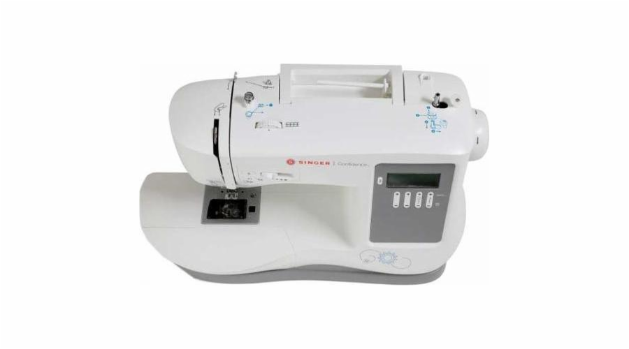Singer 7640 sewing machine electric current white