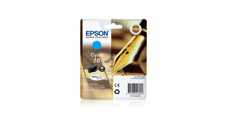 EPSON ink bar Singlepack "Pero" Cyan 16 DURABrite Ultra Ink