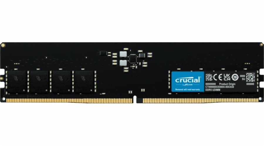 Crucial 32GB DDR5-4800 UDIMM CL40 (16Gbit)