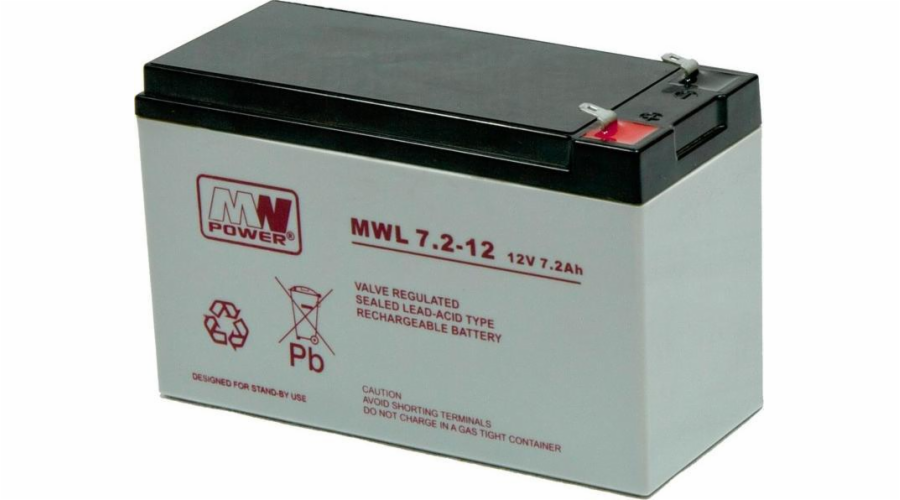 MW Power Akumulator 12V/7.2AH-MWL