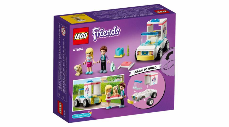 LEGO Friends 41694 animal clinic ambulance