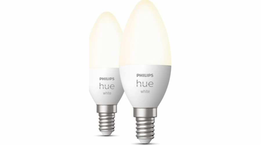 Philips Philips Hue E14 dvojité balení 2x470lm - White Amb.