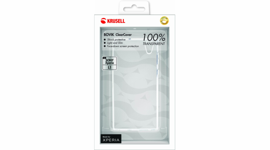 Krusell Bovik Cover Sony Xperia L1 transparent