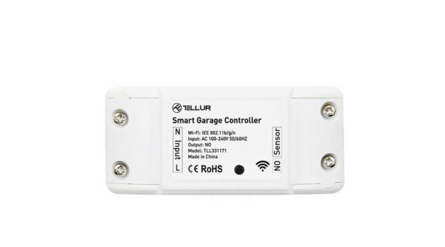Tellur WiFi Smart sada pro ovládání garážových vrat, bílá