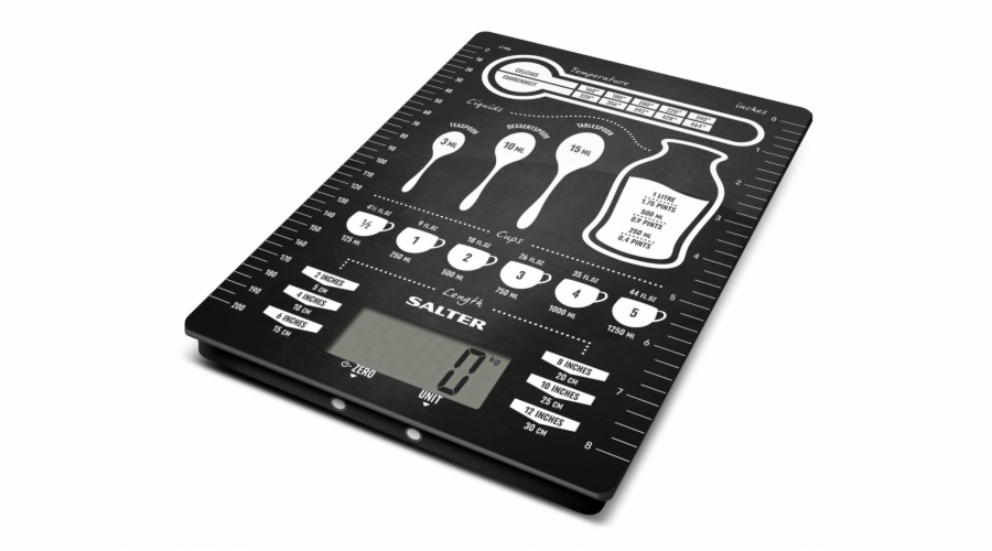 Salter 1171 CNDR Conversions Digital Kitchen Scales - Black