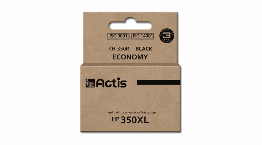 Actis KH-350R Atrament (náhrada za HP 350XL CB336EE; standardní; 35 ml; černý)