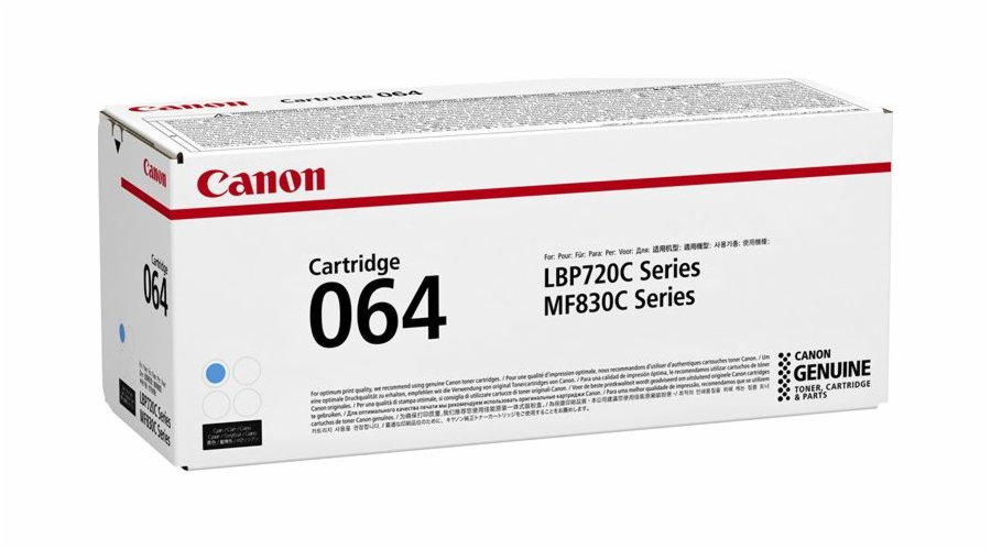 Canon TONER CRG 064C azurová pro i-Sensys MF 832cdw ( 5 000 str.)