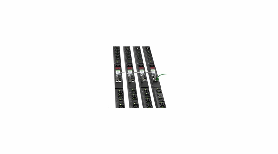 APC Rack PDU 9000 Switched, ZeroU, 16A, 230V, (21)C13 & (3)C19, IEC 60309 16 A 2P + E, IEC 60320 C20, 3m