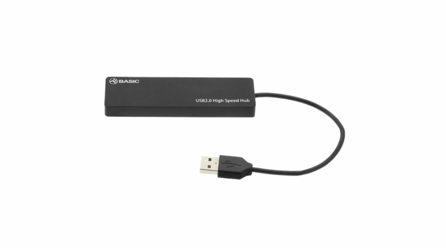 Tellur Basic USB Hub, 4 ports, USB 2.0 Black