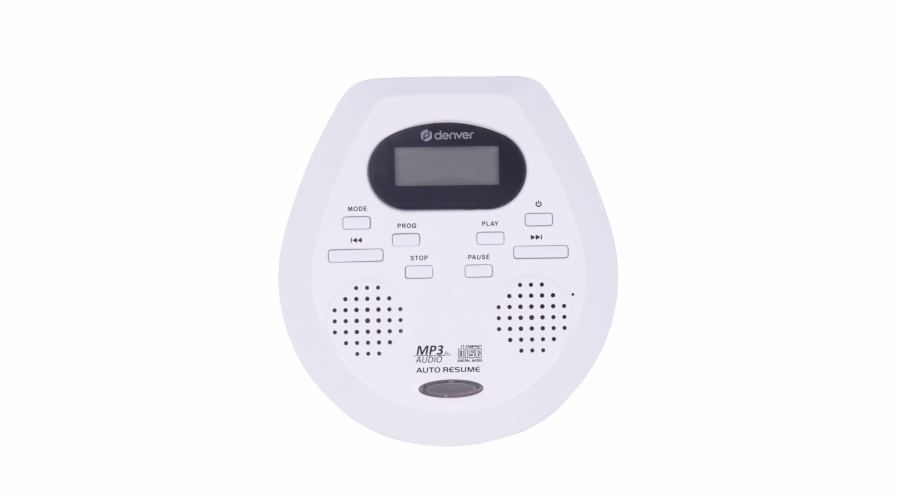 DENVER DMP-395W Bílý Přenosný přehrávač CD/MP3