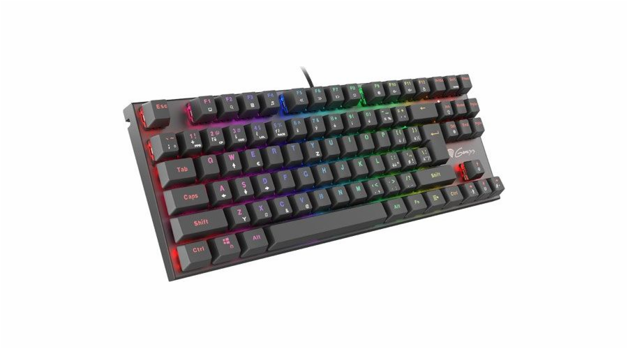 Genesis Thor 300 TKL RGB NKG-1819 Genesis herní mechanická klávesnice THOR 300/RGB/Outemu Red/Drátová USB/CZ/SK layout/Černá