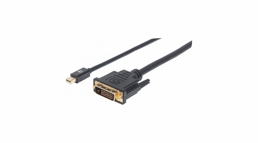 Kabel Manhattan DisplayPort Mini - DVI-D 1.8m czarny (152150)