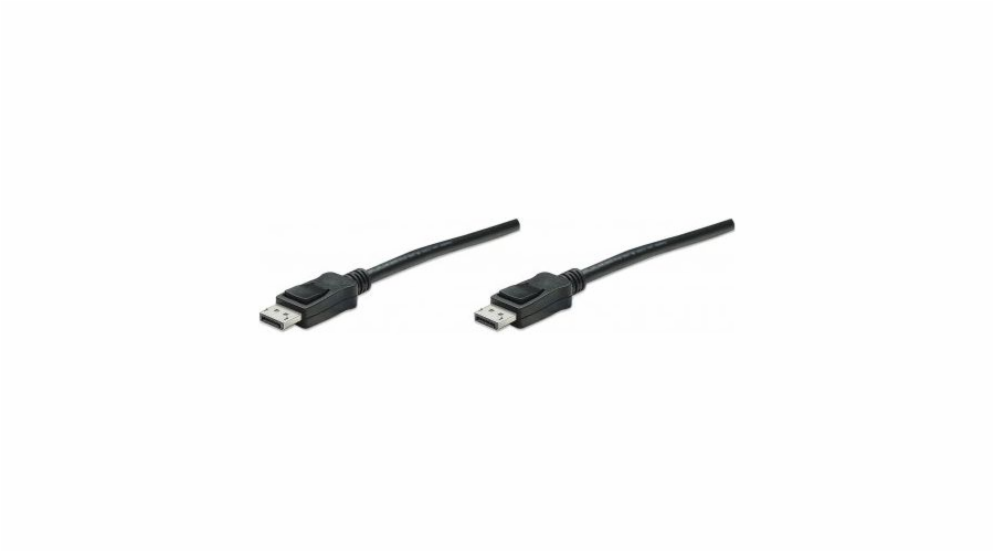 Kabel Manhattan DisplayPort - DisplayPort 2m czarny (393799)