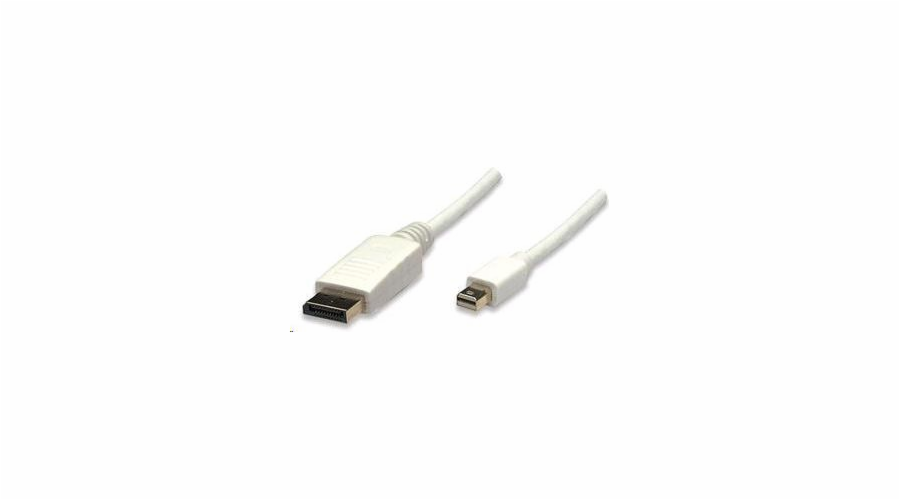 Manhattan DisplayPort Mini – kabel DisplayPort 2m bílý (324748)