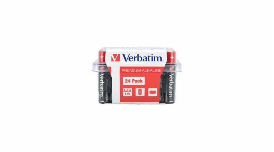Verbatim USV Acc Baterie Verbatim AAA Alkalické 24 Pack