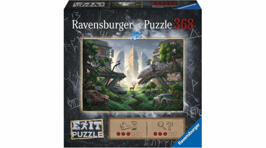 Puzzle Ravensburger EXIT Opuštěné město 368 dílků