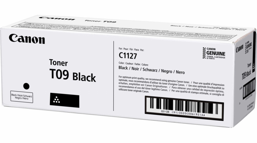 CANON toner T09BK černý pro i-Sensys X C1127P , C1127I a C1127IF (7 600 str.)