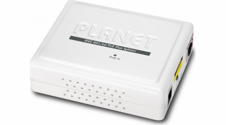 Planet POE-161S, PoE splitter, IEEE802.3at, výstup DC 5V/12V, 30W, Gigabit