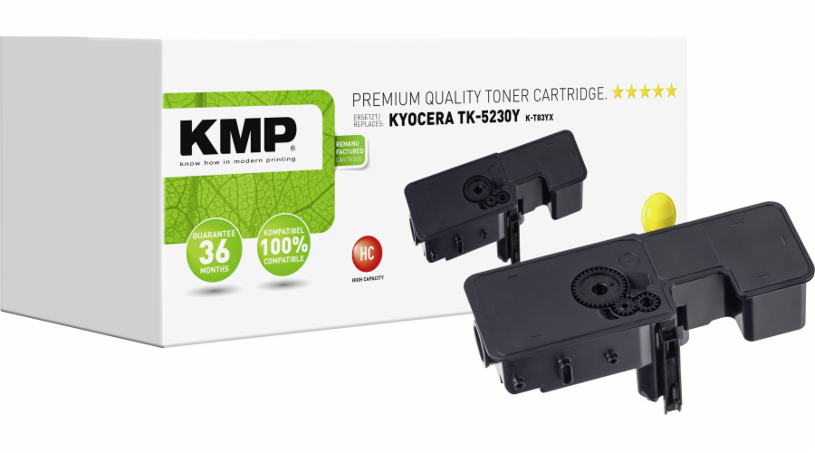 KMP toner náhradní Kyocera TK-5230Y kompatibilní žlutá 2200 Seiten K-T83YX