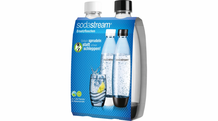 SodaStream Fuse Duopack 1l PET láhev černá+bílá