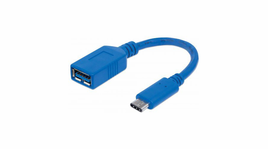 Adapter USB Manhattan USB-C - USB Niebieski (353540)