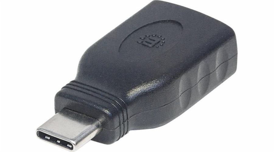 Adapter USB Manhattan USB-C - USB Czarny (354646)