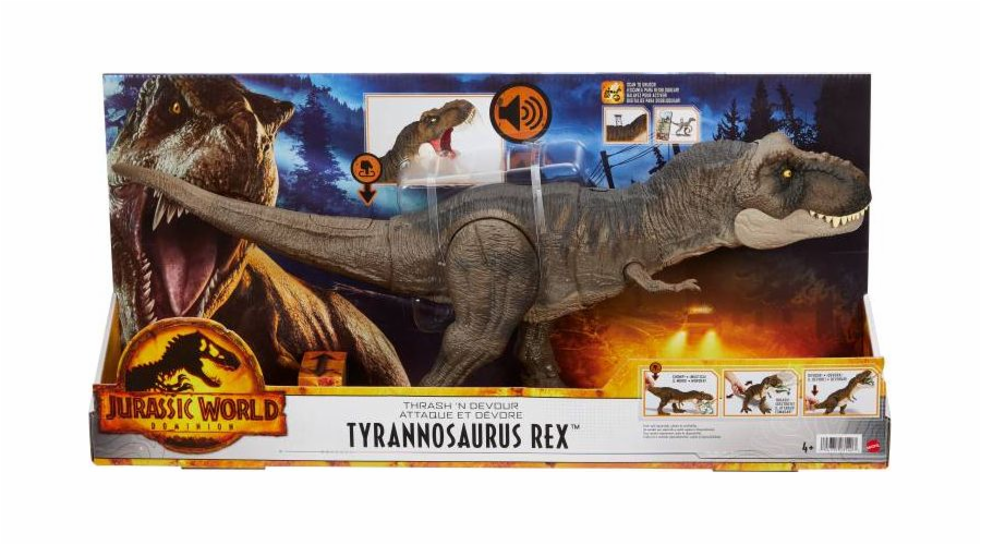 "Jurassic World Thrash N Devour Tyrannosaurus Rex, Spielfigur"