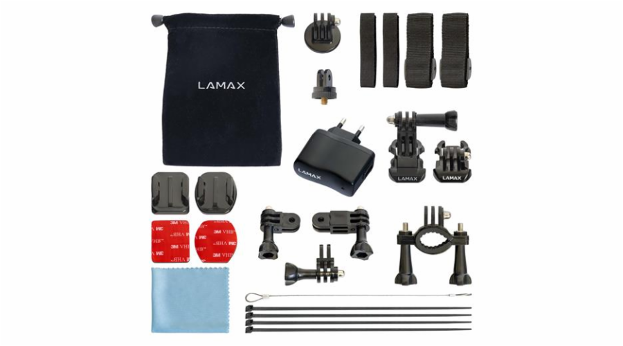 LAMAX Sada L - 15ks příslušenství pro akční kamery