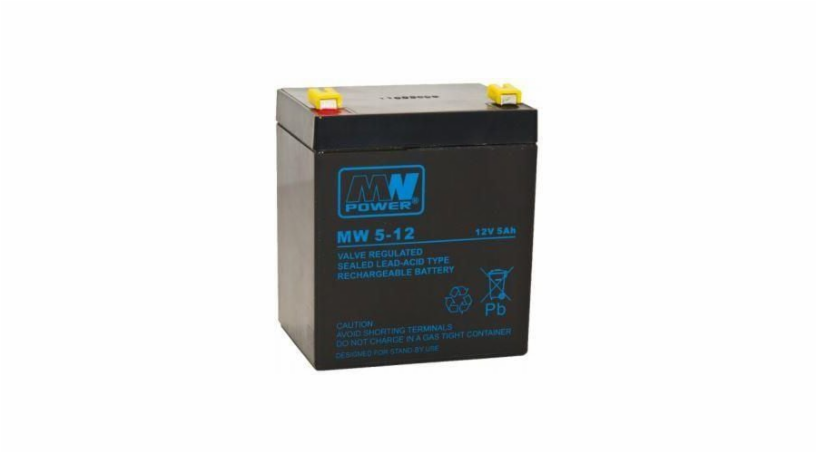 MW Power MW 5-12 olověná baterie