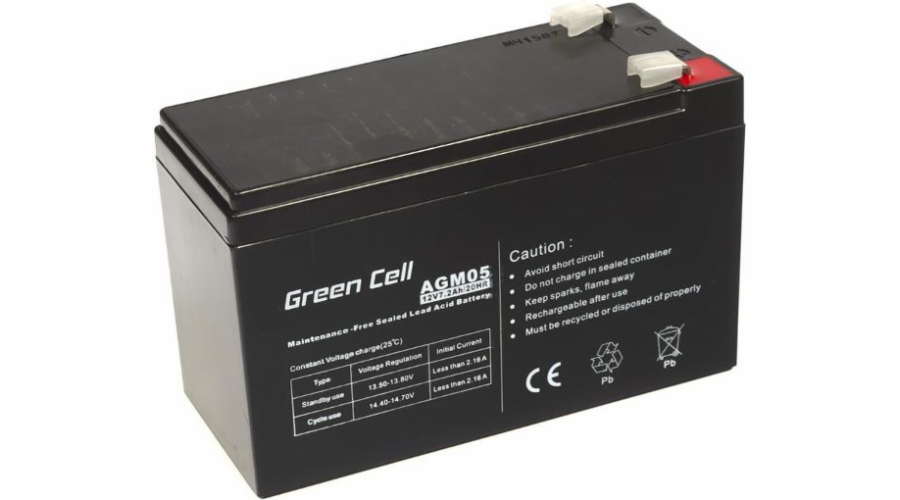 Green Cell 12V 7,2Ah AGM05