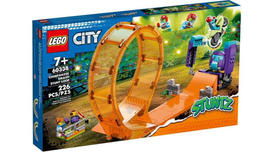 LEGO City Stuntz 60338 Smashing Chimpanzee Stunt Loop