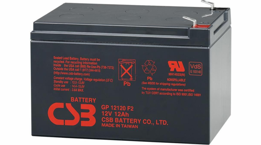 CSB baterie 12V / 12Ah (GP12120F2)